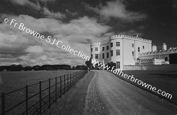 GLIN CASTLE  NORTH FRONT  EVENING LIGHT